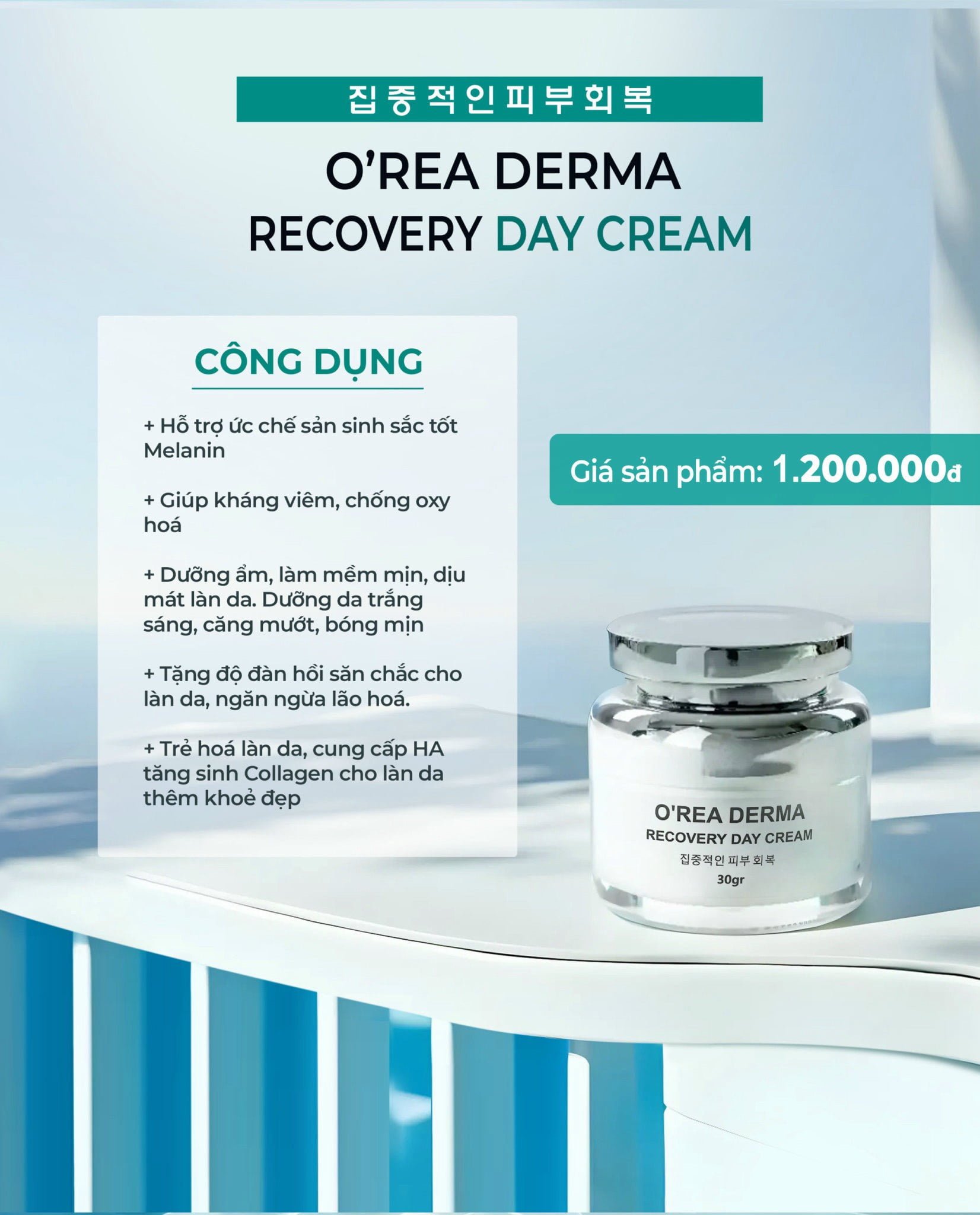 O'Rea Derma Recovery Day Cream